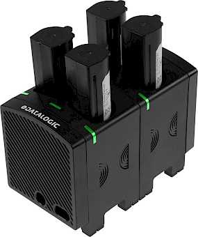 Datalogic MC-P096-M4 4-Pack Spare Battery Charger (Kit Including Adapter + Power Cable)