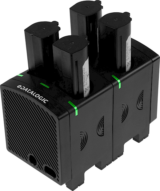 Datalogic MC-P096-M4 4-Pack Spare Battery Charger (Kit Including Adapter + Power Cable)