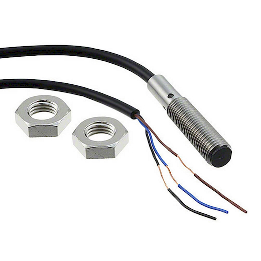Omron E2B-S08KS02-WP-B2 M8 2mm Düz Kafa PNP NC 2 Metre Kablolu Endüktif Sensör