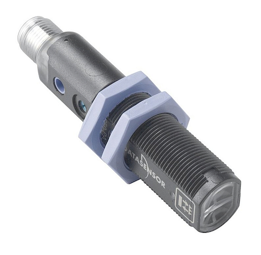 Datasensing S5N-PA-5-C01-PK 0..400mm M18 Flat Head PNP (NO/NC) M12 Diffuse Optical Sensor with 4 Pin Connector