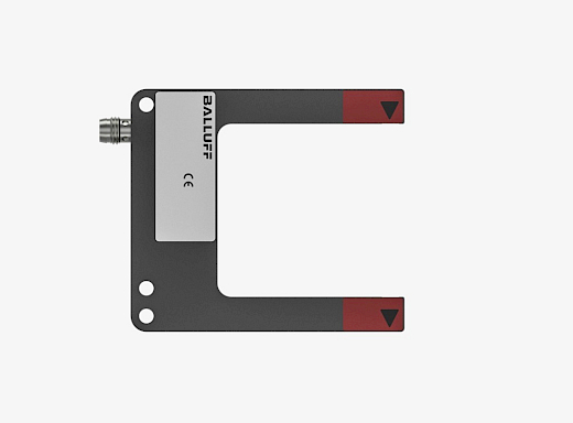 Balluff BGL001J H:50mm PNP (NO/NC) M8 3 Pin Konnektörlü Optik Çatal Sensör