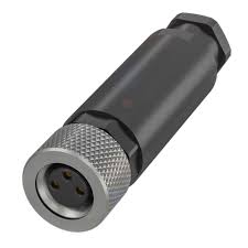 Balluff BCC06Z1 M8x1 3 Pin Düz Dişi A-Coded Konnektör