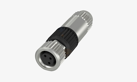 Balluff BCC02HC M8x1 3 Pin Düz Dişi A-Coded Metal Konnektör