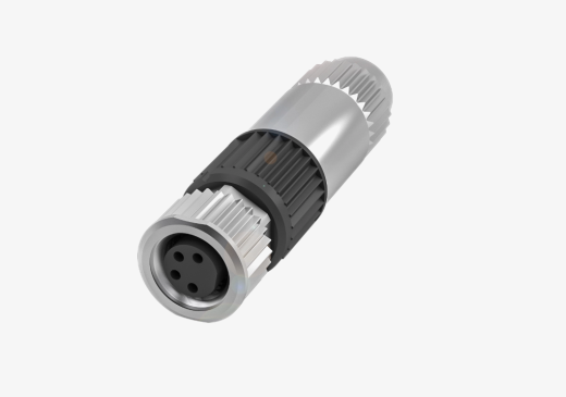 Balluff BCC02HF M8x1 4 Pin Straight Female A-Coded Metal Connector
