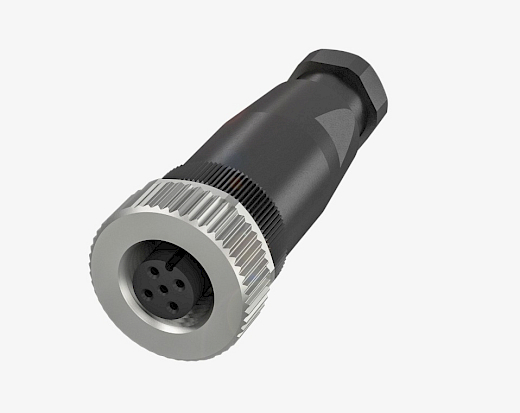 Balluff BCC06Z9 M12x1 4 Pin Straight Female A-Coded Connector