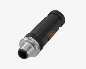Balluff BCC06M4 M12x1 4 Pin Düz Erkek A-Coded Konnektör