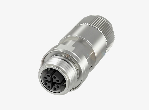 Balluff BCC0LCP M12x1 8 Pin Düz Dişi X-Coded Metal Konnektör