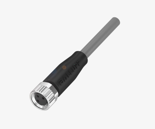 Balluff BCC02NY M8x1 3 Pin Düz Dişi A-Coded 10 Metre PVC Konnektörlü Kablo