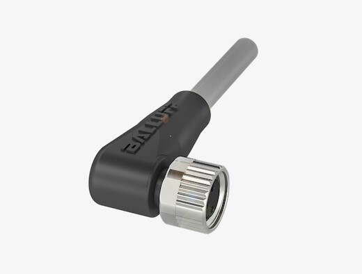 Balluff BCC02P6 M8x1 3 Pin 90° Dişi A-Coded 5 Metre PVC Konnektörlü Kablo