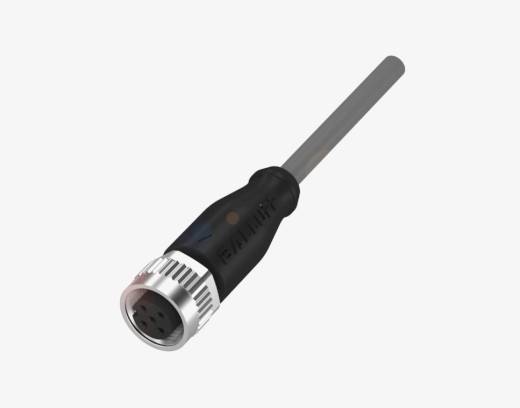 Balluff BCC0AT5 M12x1 5 Pin Straight Female A-Coded 5 Meter Cable with PVC Connector