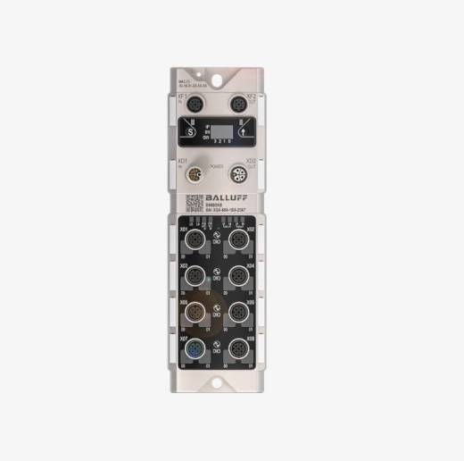 Balluff BNI00K6 8 Port Silver Line Metal Gövde Multi İnterface IO Link Master Modül QMax:16A