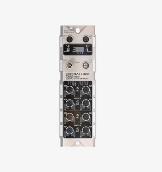 Balluff BNI00K7 8 Port Silver Line Metal Gövde Multi İnterface IO Link Master Modül QMax:16A