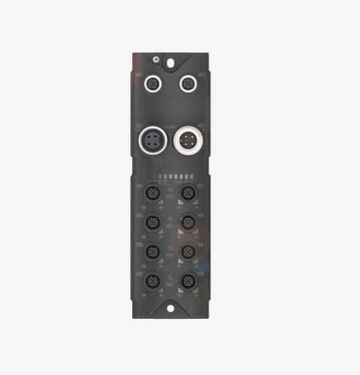 Balluff BNI00K5 8 Port Black Line Plastik Gövde Ethercat IO Link Master Modül QMax:9A