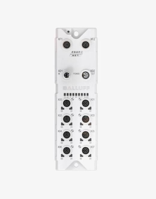 Balluff BNI00EK 8 Port Washdown Line Plastik Gövde Profinet IO Link Master Modül QMax:16A
