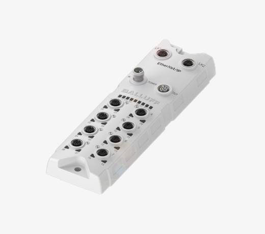 Balluff BNI00HZ 8 Port Washdown Line Plastik Gövde Ethernet/IP IO Link Master Modül QMax:16A