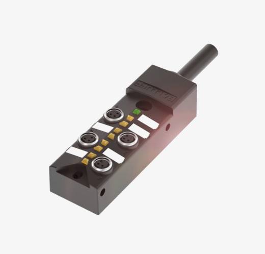Balluff BPI00C8 4 Port M8x1 3 Pin PNP 15 Metre PUR Kablolu Pasif Sensör Adası QMax:8A