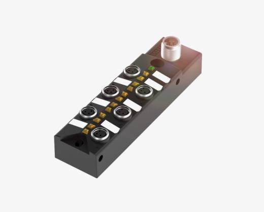 Balluff BPI00AF 6 Port M8x1 3 Pin PNP Pasif Sensör Adası QMax:2A