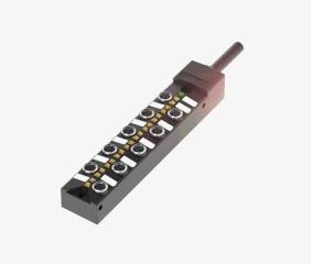 Balluff BPI00E4 10 Port M8x1 3 Pin PNP 10 Metre PUR Kablolu Pasif Sensör Adası QMax:8A