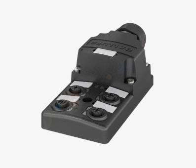Balluff BPI007L 4 Port M12x1 4 Pin PNP Vidalı Bağlantı Pasif Sensör Adası 1xQMax:8A - 2xQMax:16A
