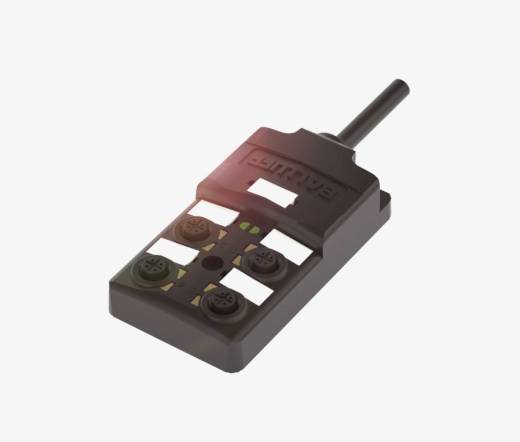 Balluff BPI009T 4 Port M12x1 4 Pin PNP 10 Metre PUR Kablolu Pasif Sensör Adası QMax:8A