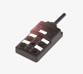 Balluff BPI009U 4 Port M12x1 4 Pin PNP 15 Metre PUR Kablolu Pasif Sensör Adası QMax:8A