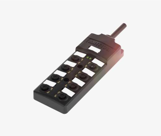 Balluff BPI0091 8 Port M12x1 4 Pin PNP 5 Meter PUR Cable Passive Sensor Island QMax:8A