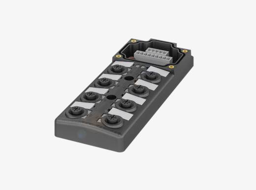Balluff BPI007E 8 Port M12x1 4 Pin PNP Klemens Bağlantı Pasif Sensör Adası 1xQMax:8A - 2xQMax:16A