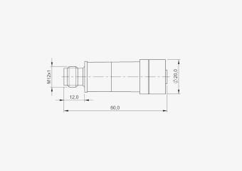 Balluff BAE012U Timer On/Off 150mA PNP M12x1 Digital IO Link Converter with 4 Pin Connector   