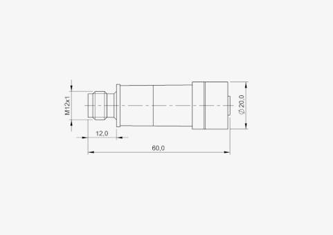 Balluff BAE012T Flip Flop 150mA PNP (NO/NC) M12x1 4 Pin Konnektörlü Dijital IO Link Konverter 