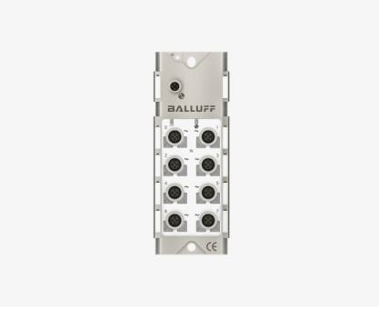 Balluff BNI00AJ 8 Port M12x1 Silver Line Metal Gövde IO Link 8x Analog Çıkışlı Slave Modül QMax:4A