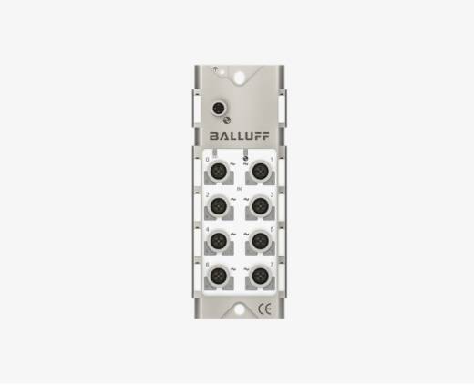 Balluff BNI00AJ 8 Port M12x1 Silver Line Metal Gövde IO Link 8x Analog Çıkışlı Slave Modül QMax:4A