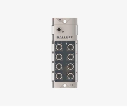 Balluff BNI00CM 8 Port M12x1 Silver Line Metal Housing IO Link Slave Module QMax:4A