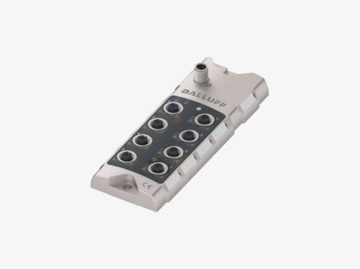 Balluff BNI00CM 8 Port M12x1 Silver Line Metal Housing IO Link Slave Module QMax:4A