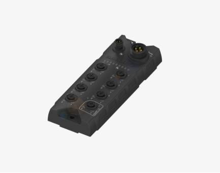 Balluff BNI0091 8 Port M12x1 Black Line Plastik Gövde IO Link Slave Modül QMax:9A