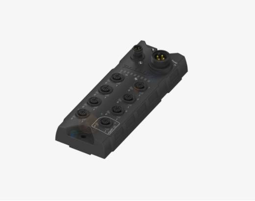 Balluff BNI0091 8 Port M12x1 Black Line Plastic Housing IO Link Slave Module QMax:9A