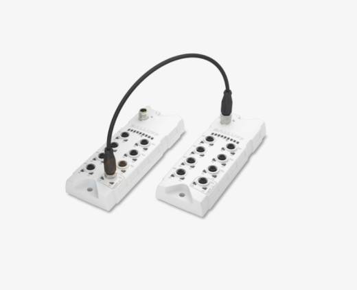 Balluff BNI00F6 8 Port M12x1 Washdown Line Plastik Gövde IO Link IP69K Slave Modül QMax:4A