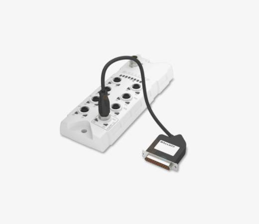 Balluff BNI00F6 8 Port M12x1 Washdown Line Plastik Gövde IO Link IP69K Slave Modül QMax:4A