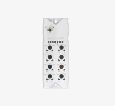 Balluff BNI00FA 8 Port M12x1 Washdown Line Plastik Gövde IO Link 8x Analog Çıkış IP69K Slave Modül QMax:4A