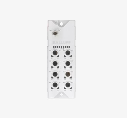 Balluff BNI00FA 8 Port M12x1 Washdown Line Plastik Gövde IO Link 8x Analog Çıkış IP69K Slave Modül QMax:4A