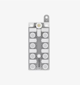 Balluff BNI005L 8 Port M12x1 Black Line Şeffaf Plastik Gövde IO Link Çıkış Slave Modül QMax:4A