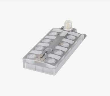 Balluff BNI005L 8 Port M12x1 Black Line Şeffaf Plastik Gövde IO Link Çıkış Slave Modül QMax:4A