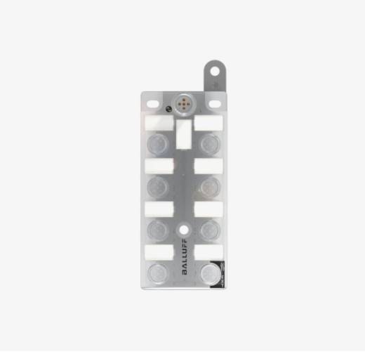 Balluff BNI00K9 8 Port M12x1 Black Line Transparent Plastic Housing IO Link Output Slave Module QMax:4A