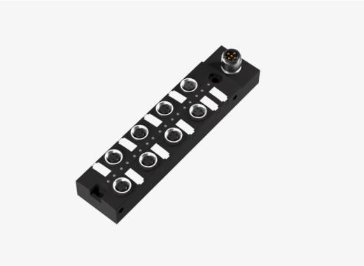 Balluff BNI000R 8 Port M8x1 3 Pin Black Line Plastik Gövde IO Link Çıkış Slave Modül QMax:4A