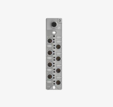 Balluff BNI0099 8 Port M8x1 3 Pin Black Line Plastik Gövde IO Link Çıkış Slave Modül QMax:4A