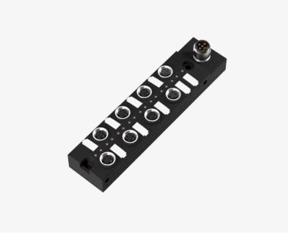 Balluff BNI001Y 8 Port M8x1 3 Pin Black Line Plastik Gövde IO Link Çıkış Slave Modül QMax:4A