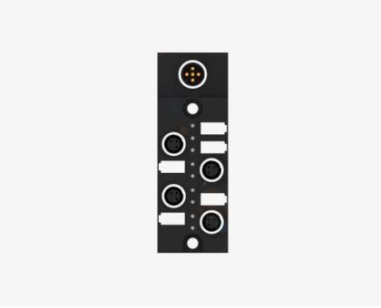 Balluff BNI000P 4 Port M8x1 3 Pin Black Line Plastik Gövde IO Link Çıkış Slave Modül QMax:4A