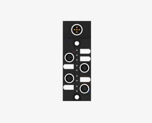 Balluff BNI000P 4 Port M8x1 3 Pin Black Line Plastik Gövde IO Link Çıkış Slave Modül QMax:4A