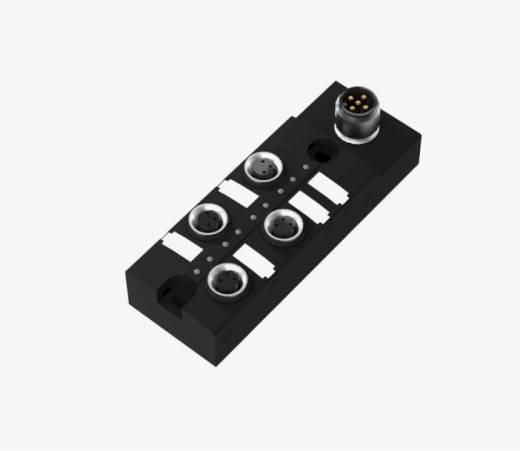 Balluff BNI000P 4 Port M8x1 3 Pin Black Line Plastik Gövde IO Link Çıkış Slave Modül QMax:4A