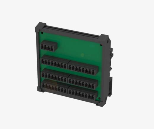 Balluff BNI007R Black Line Plastic Housing 16x4 Pin PNP Screwless Terminal Block Snap IO Link Output Slave Module QMax:1.6A