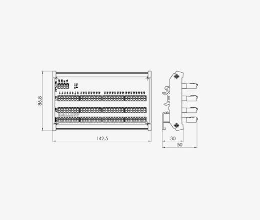 Balluff BNI00L0 Black Line Plastik Gövde 32x4 Pin PNP Yaylı Klemens Geçme IO Link Çıkış Slave Modül QMax:4A